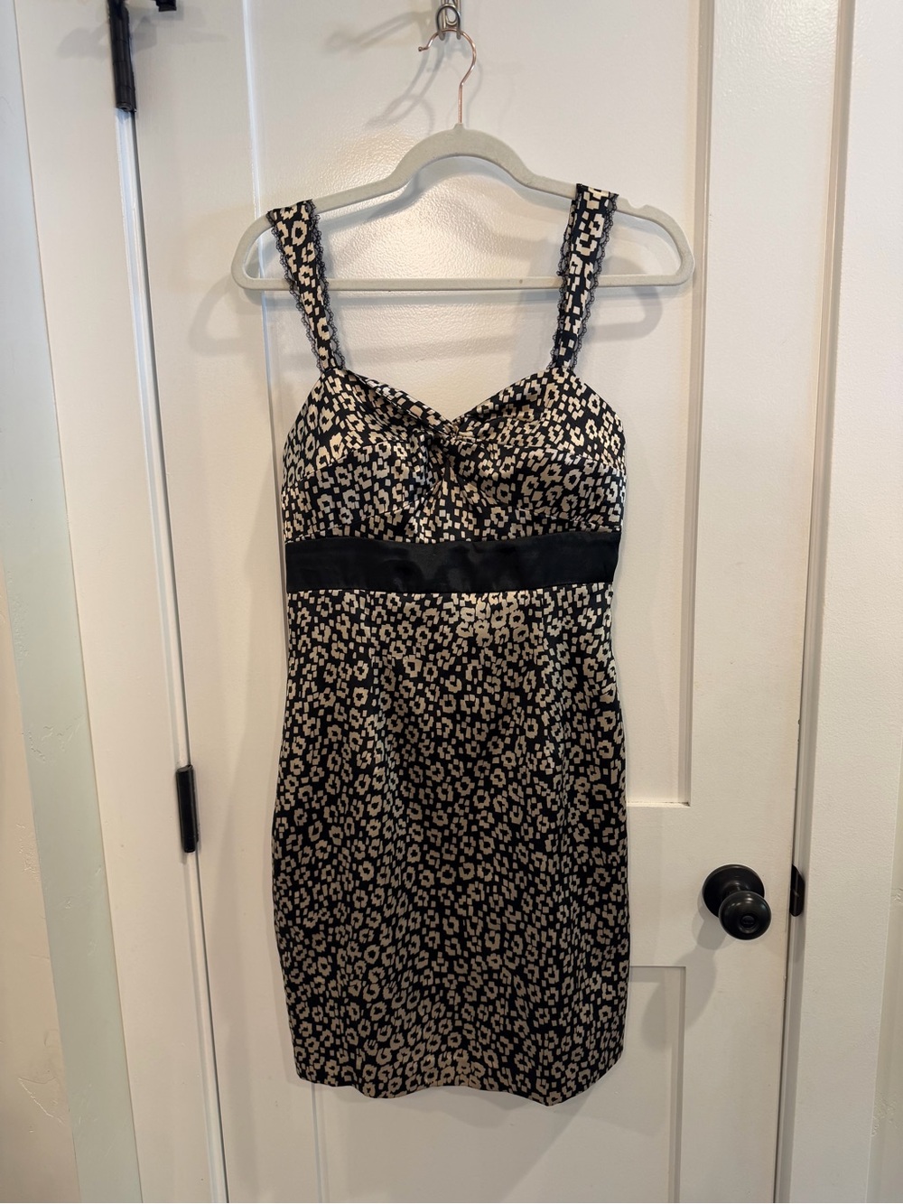 Vintage Guess Tribal Print Silky Mini Dress